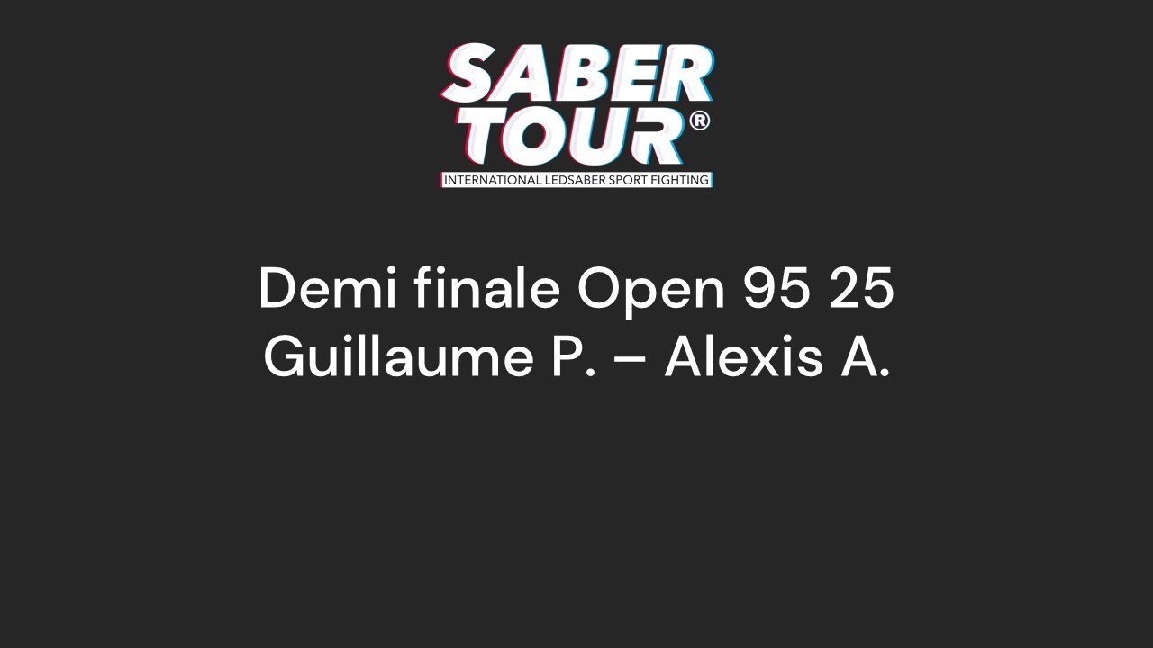 Open 95 25 - Semi Finals - PEVEE (V) vs AMEGAH Alexis